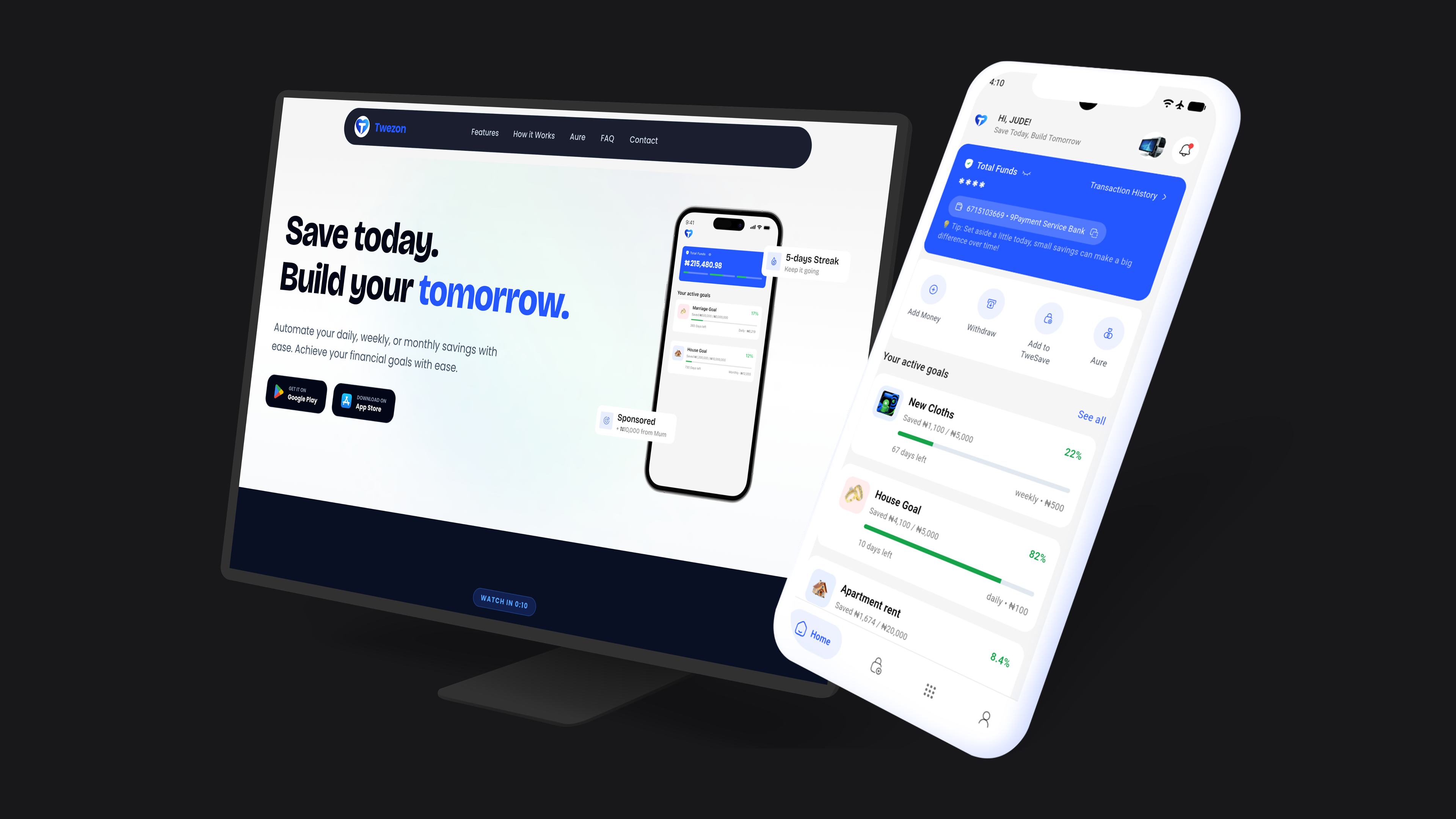 Smart Savings & VTU Platform