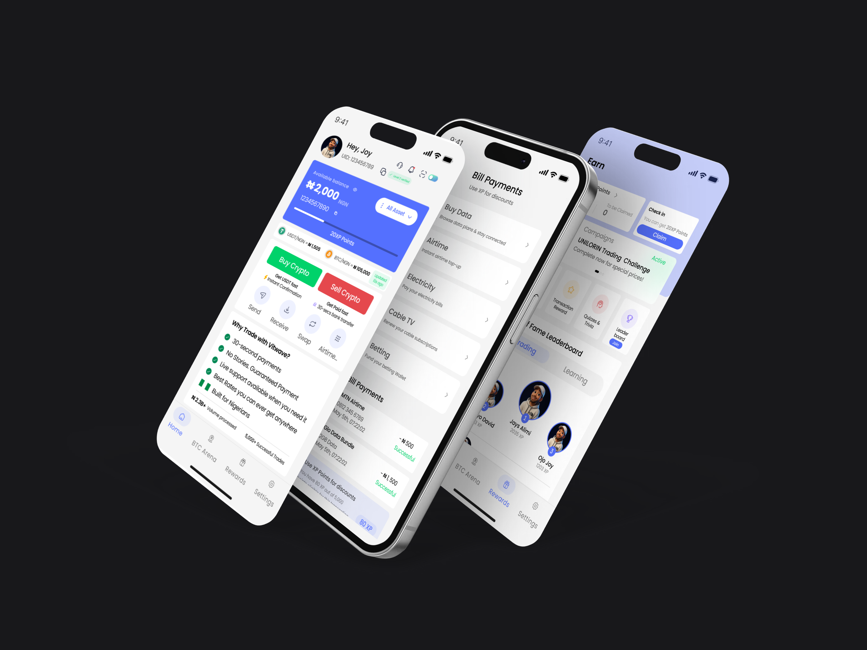 Hybrid Crypto & Payments App